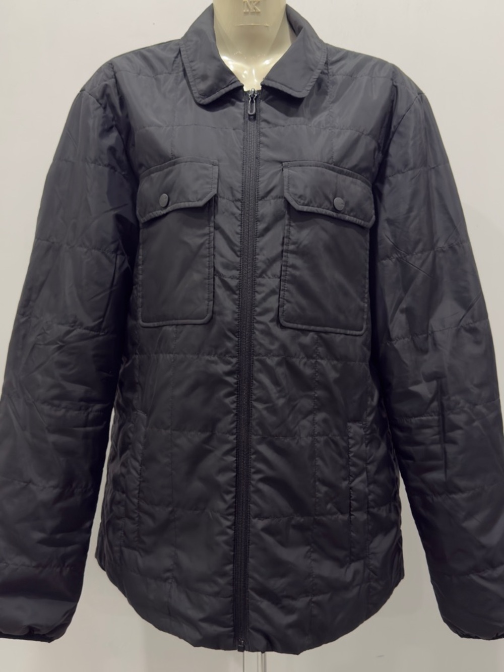 ONLY & SONS Black Quilted Zip-Up Jacket